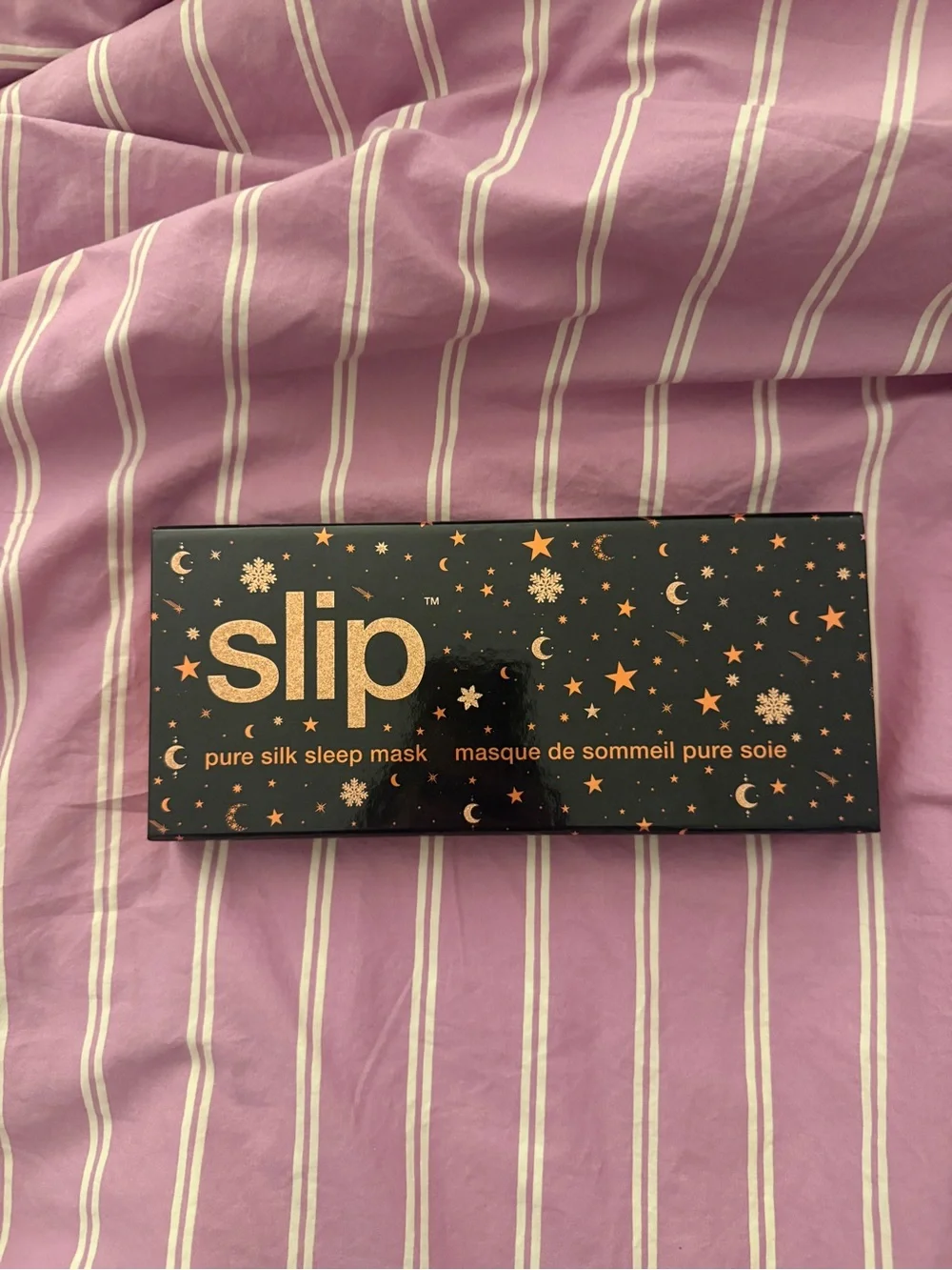 Slip 100% Pure Silk Sleep Mask in Solid Black